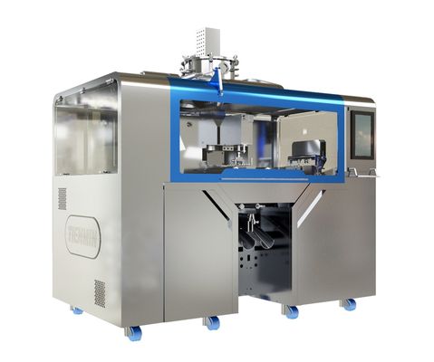 qualità  Die Roll Speed 1-7rpm Ф150x320mm Six Generation Soft Capsule Machine Siemens Schneider Control System fabbrica