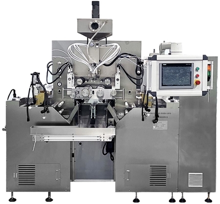 Velocità di rotolamento 1-10 giri al minuto Servo Control Soft Capsule Machine Die Roll Size Ф150x250mm 6"X10" RGY16-15SF