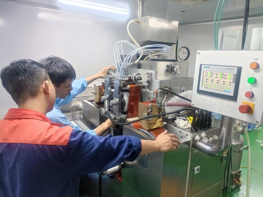 PLC Control Casting Drum Soft Capsule Machine con rivestimento in acciaio inossidabile a cromo