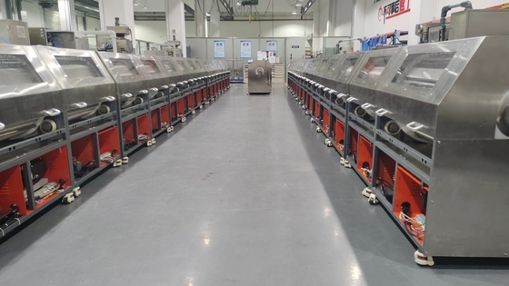 4200x800x1300mm Double layer Rotary Cage Soft Capsule Dryer Con Tumbler Cage Capacità 50kg