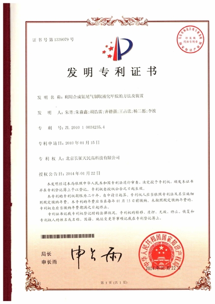 Porcellana TIENMIN Co.,LTD Certificazioni